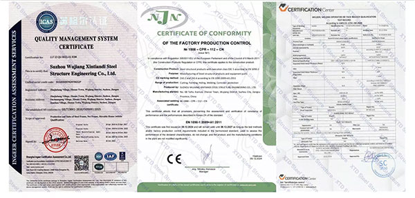 Certificates
