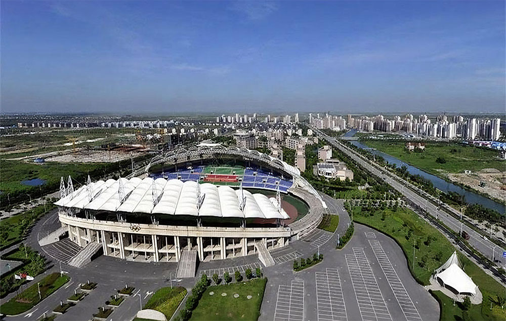 Stadium building