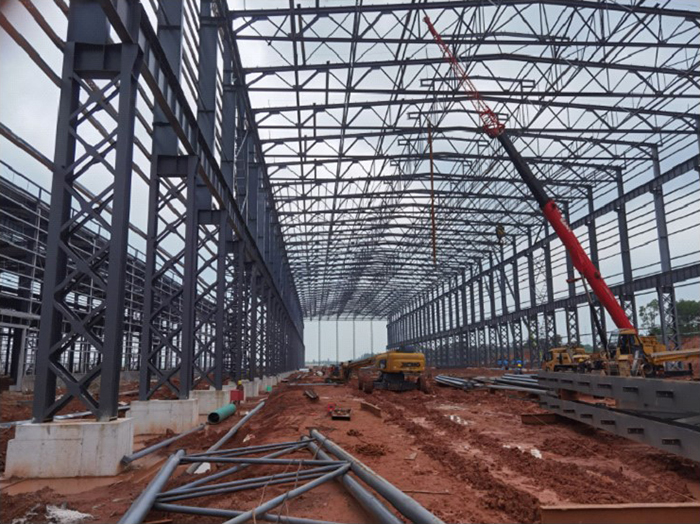 Steel Structures-Factory Infrastructure Development