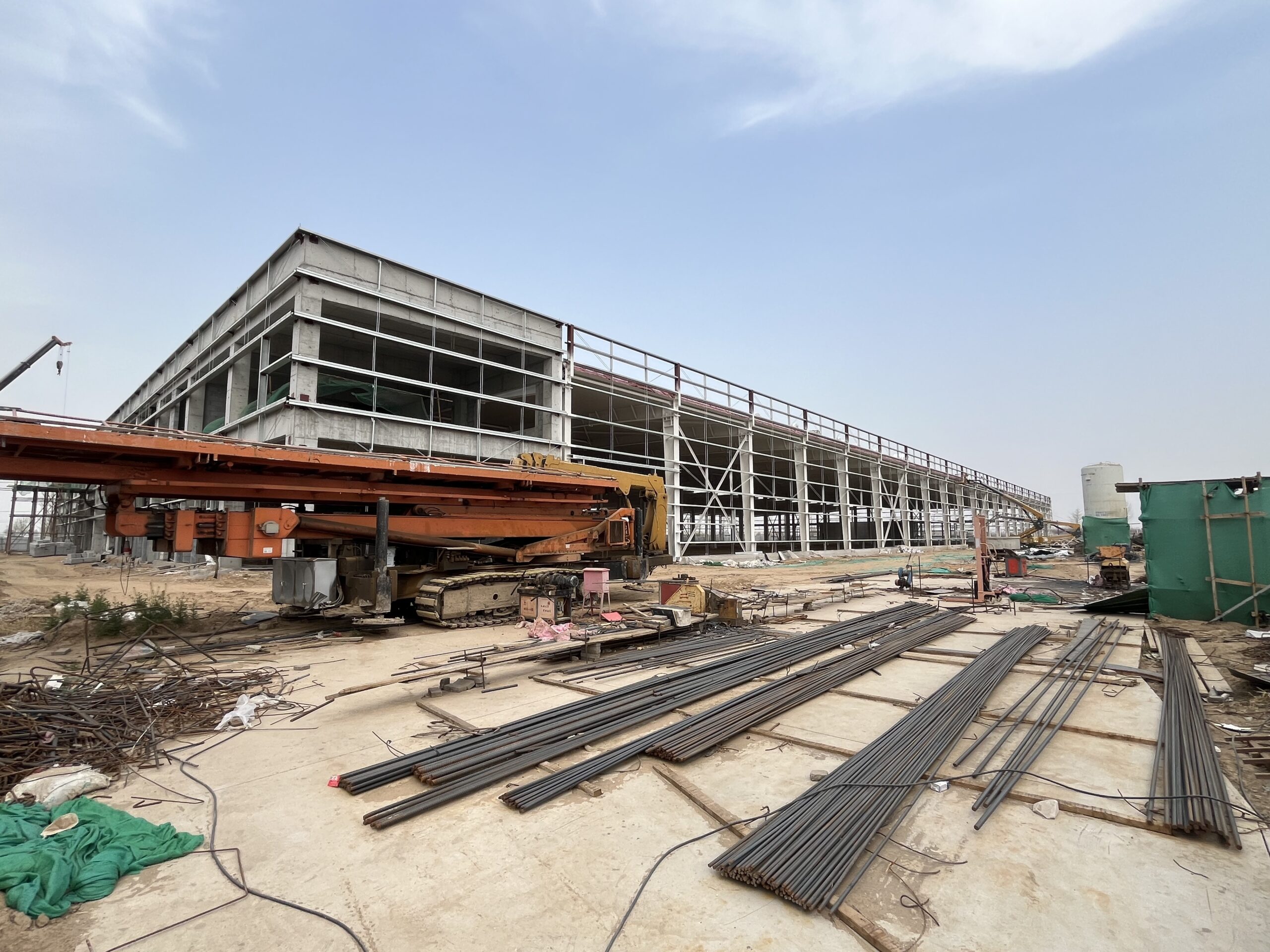 Plateforme En Structure D’acier
