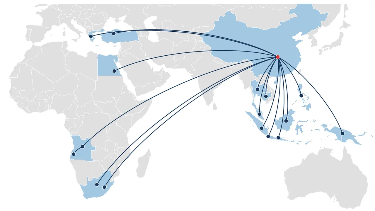 XTD Steel Projects Map