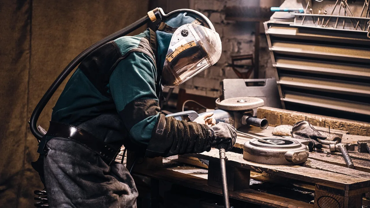 plateforme de travail en acier industriel