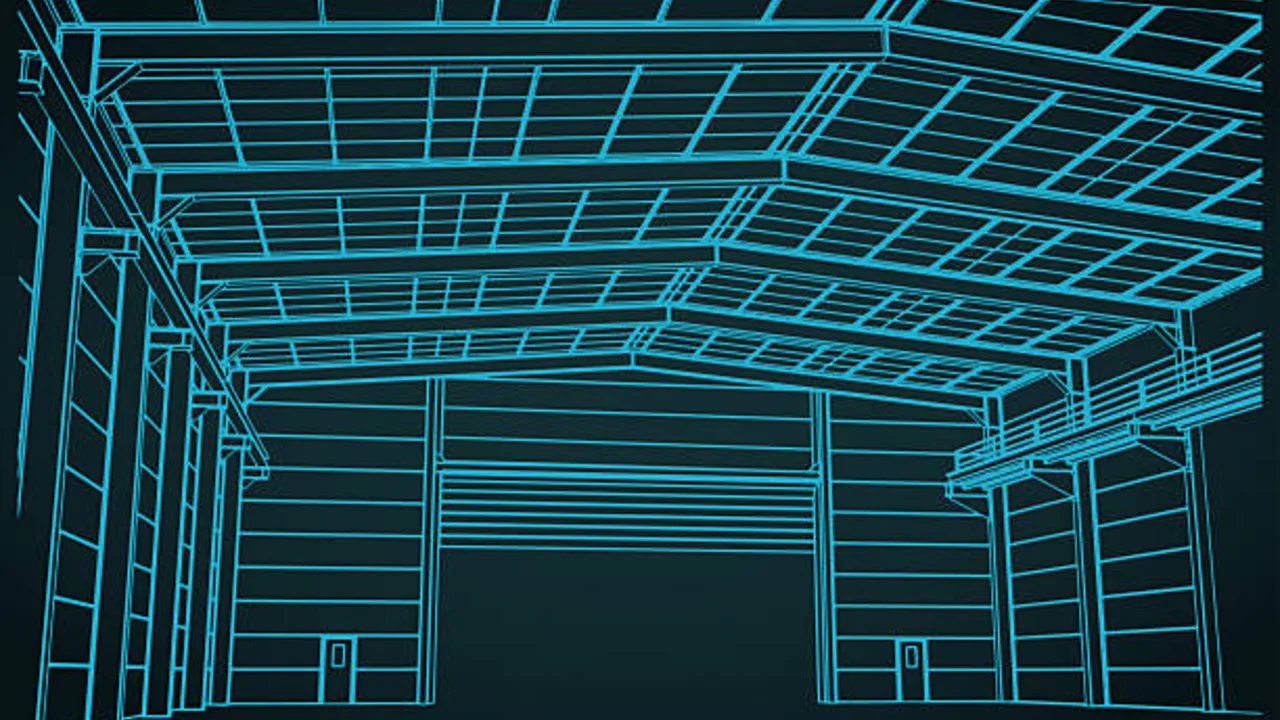 high capacity steel warehouse design