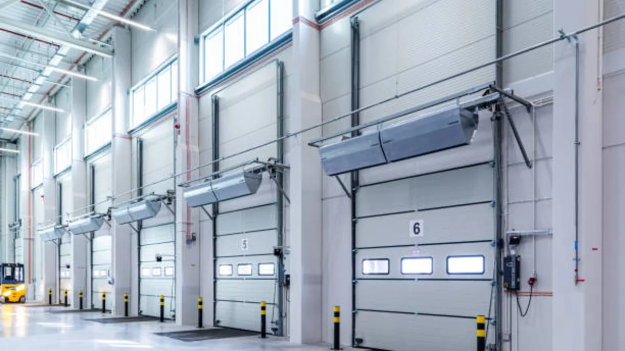 仓库装卸月台门布置