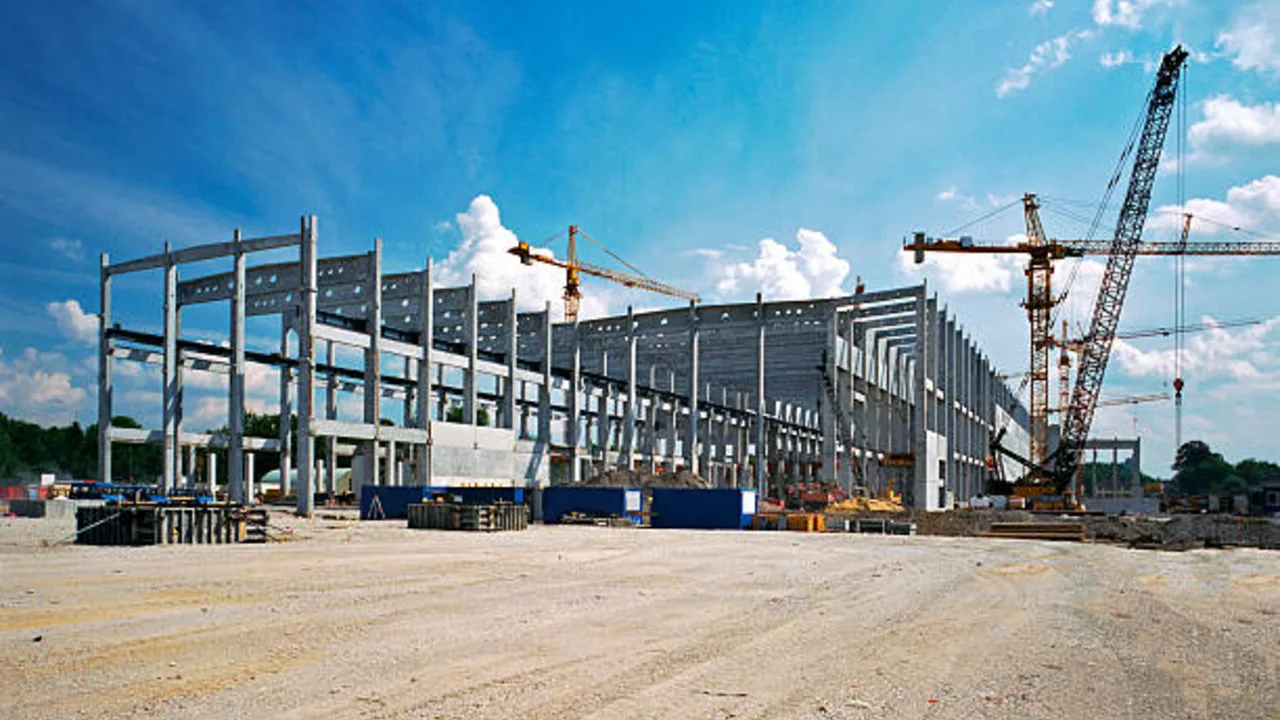 تسلسل البناء في مصنع نشط