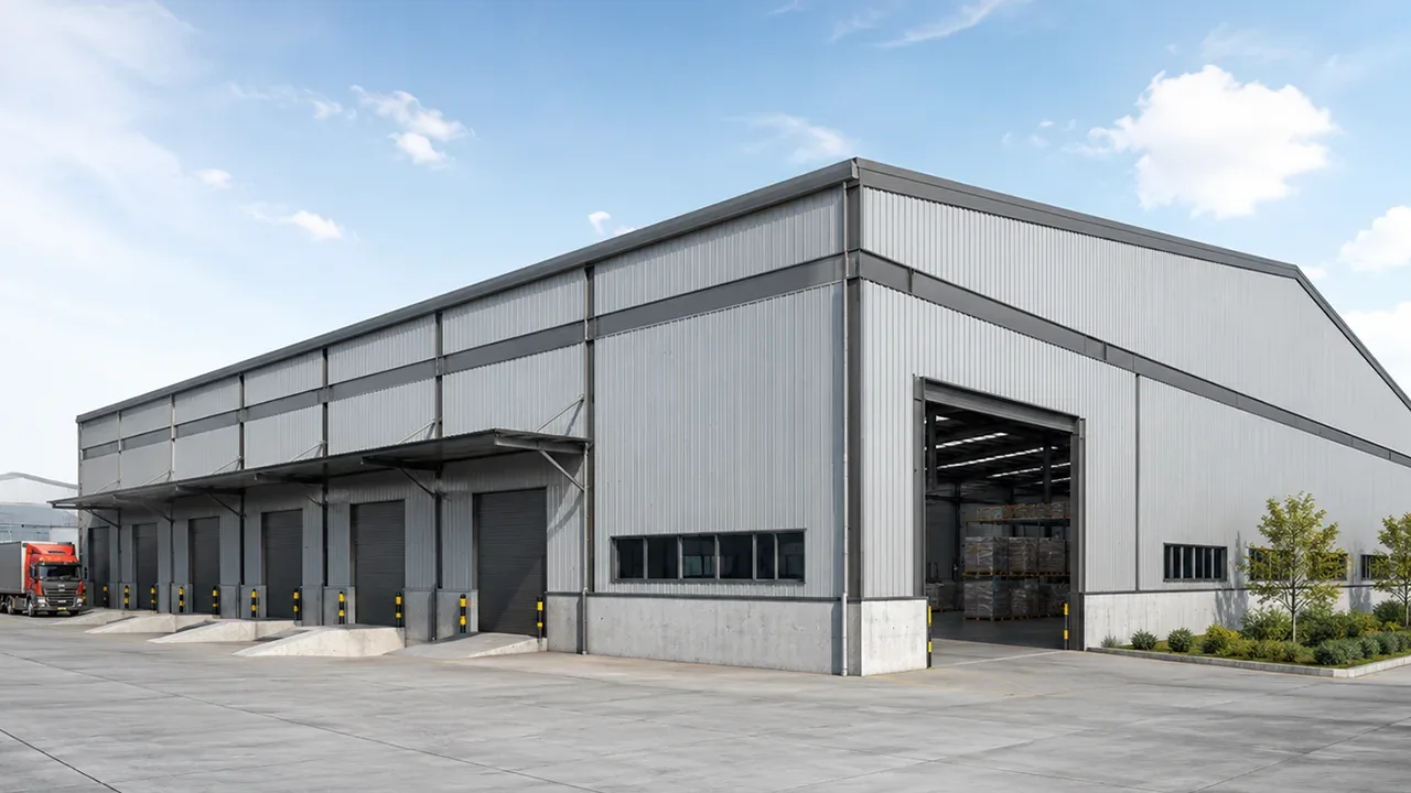 Pre Engineered Steel Warehouse
