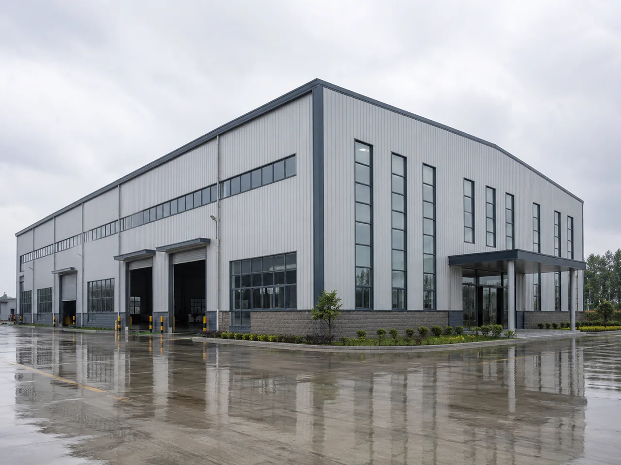 Steel Factory Building