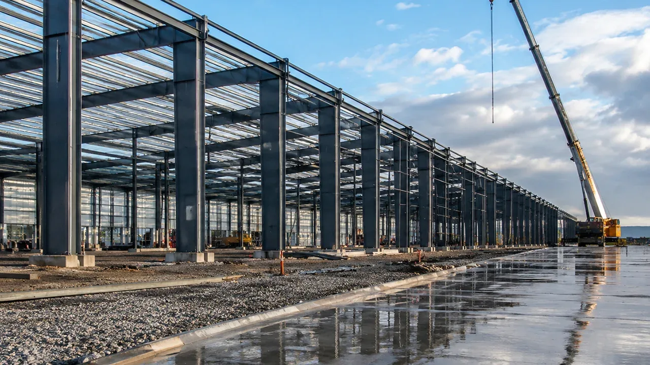 Commercial Steel Structure Construction