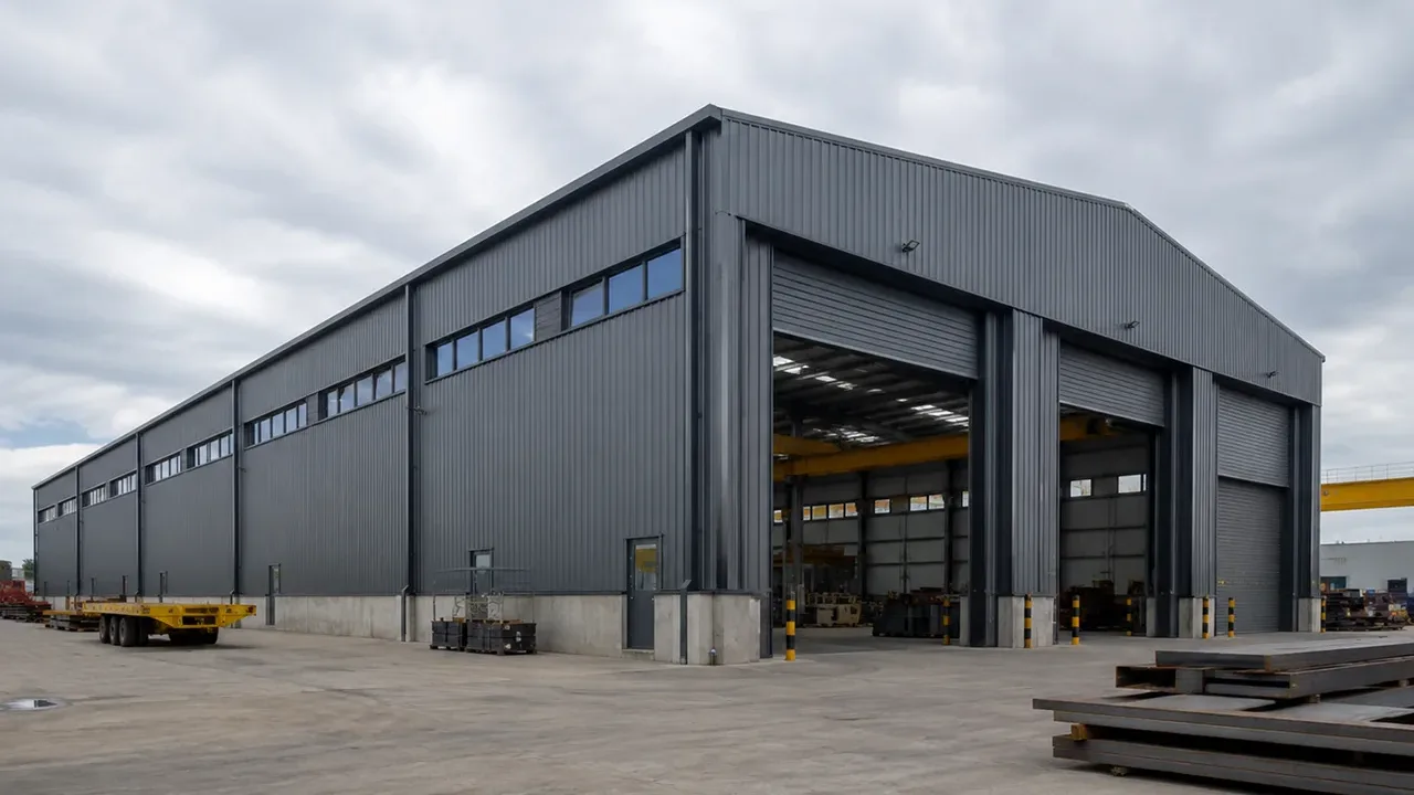 Heavy Duty Steel Warehouse