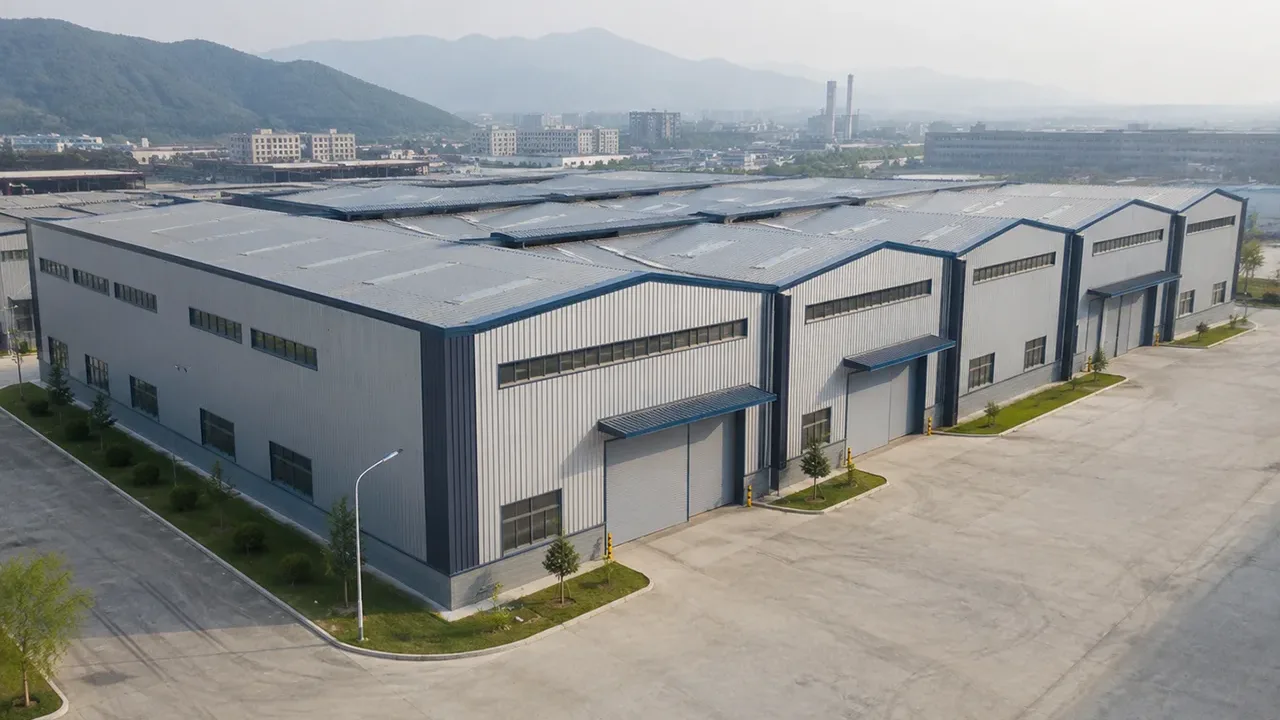 Multi Span Steel Warehouse
