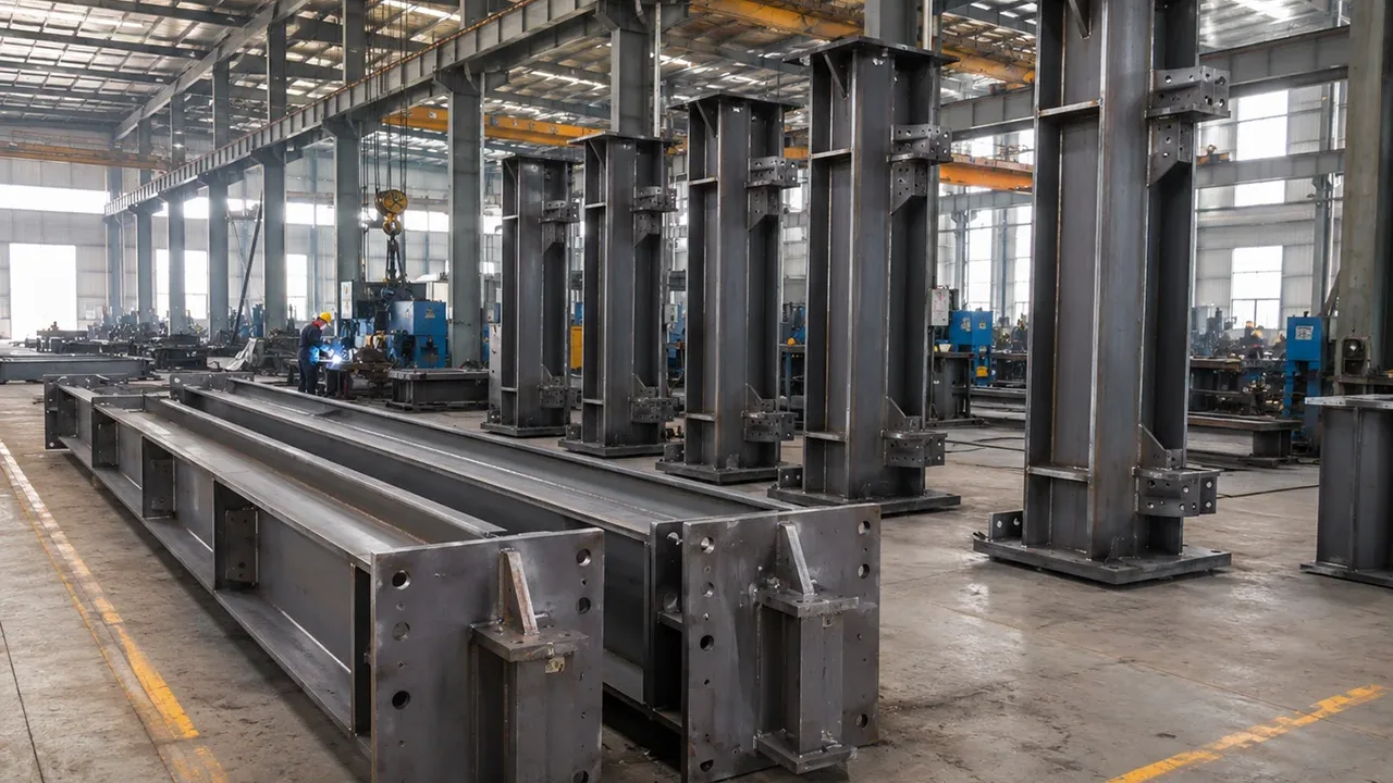 Steel Column Fabrication