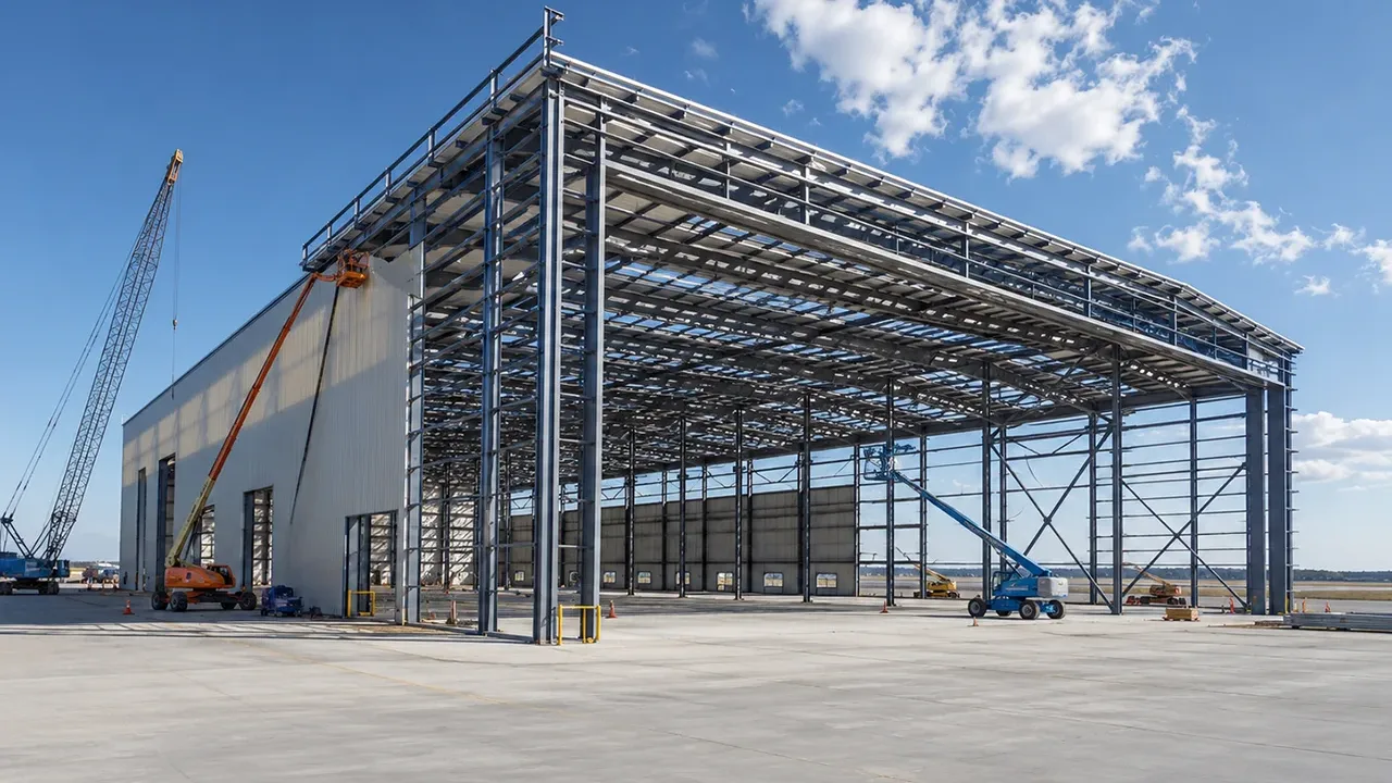 Steel Hangar Construction