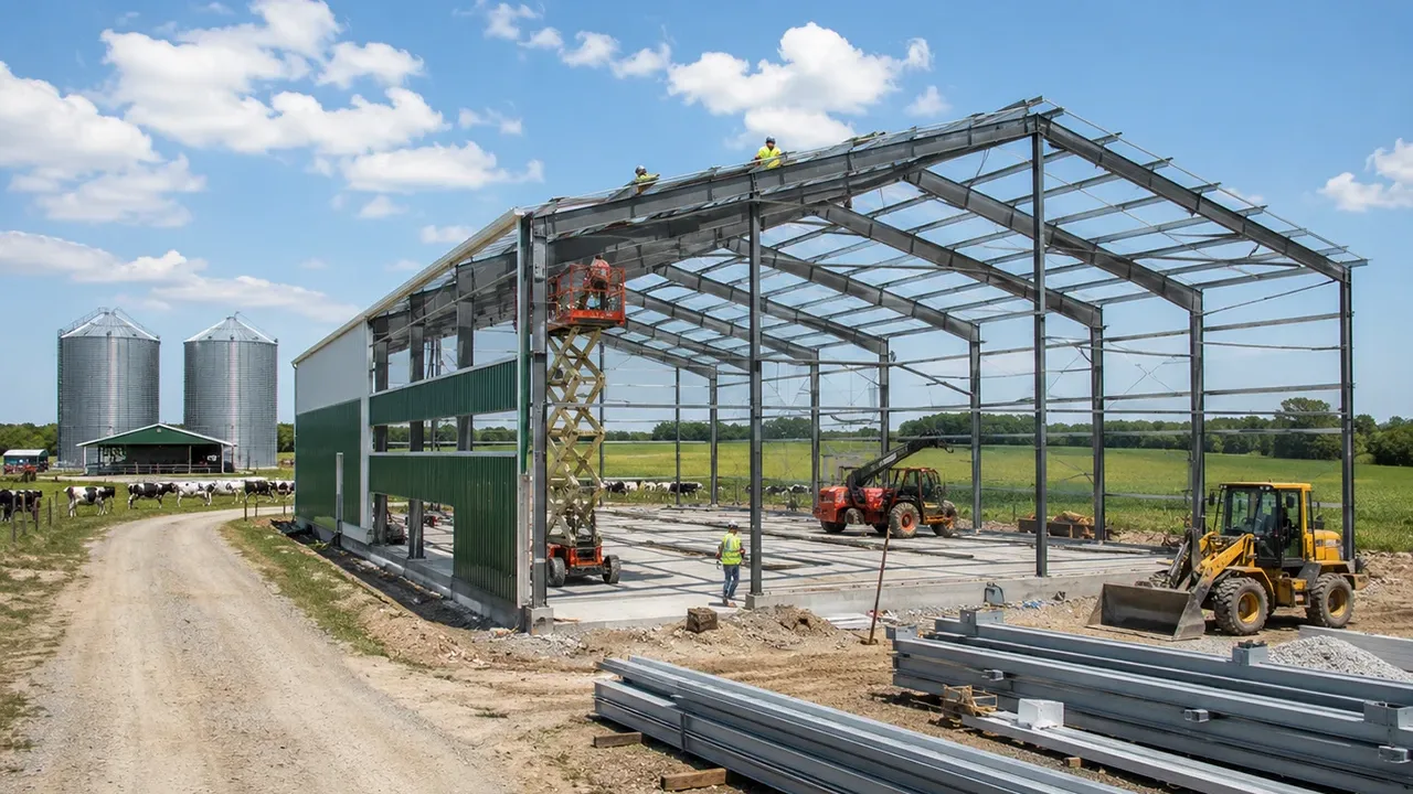 Steel Structure Construction for Agriculture