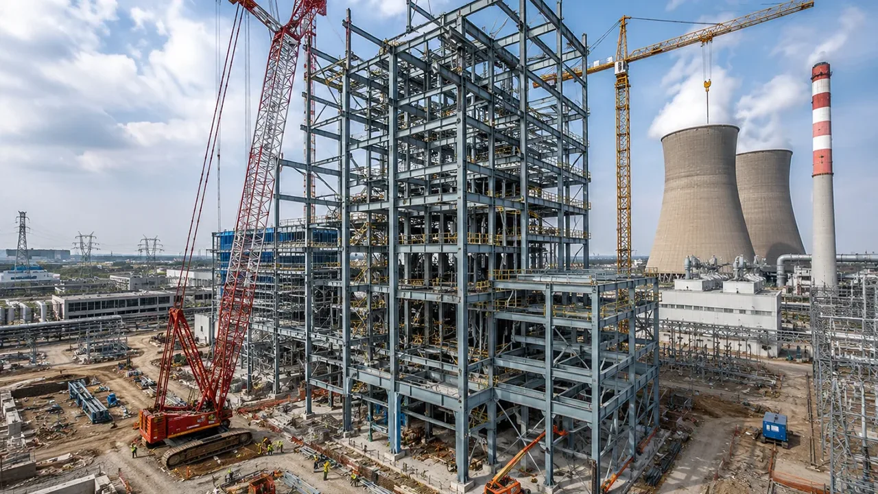 Steel Structure Construction for Energy Projects