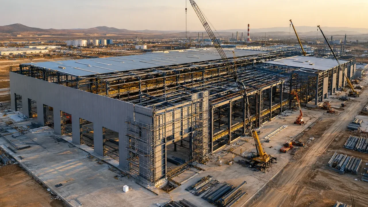 Steel Structure Construction for Manufacturing