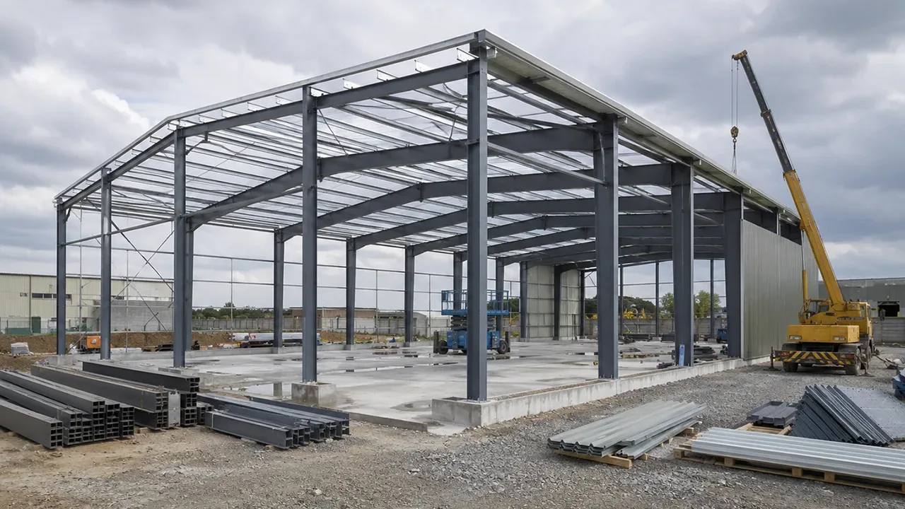 Steel Workshop Construction