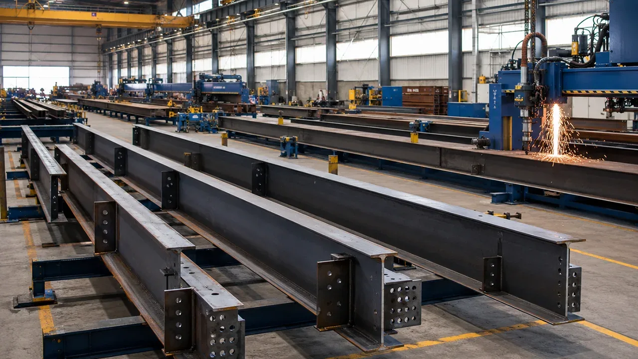 Structural Steel Beam Fabrication