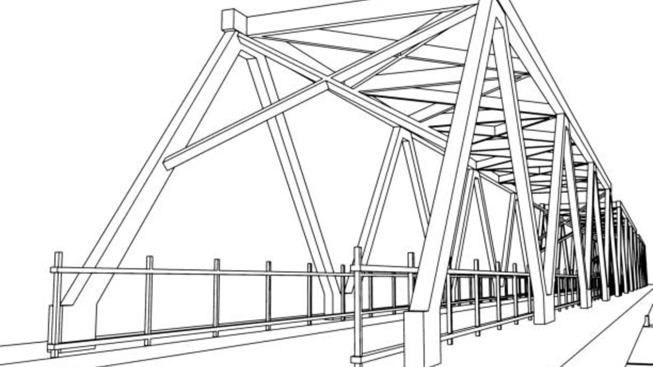 Pratt truss design