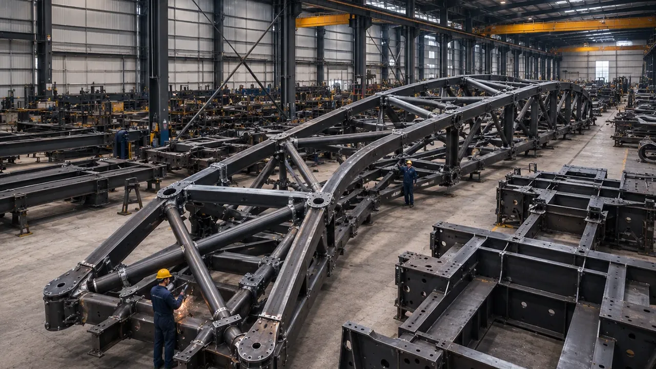 Complex Steel Structure Fabrication