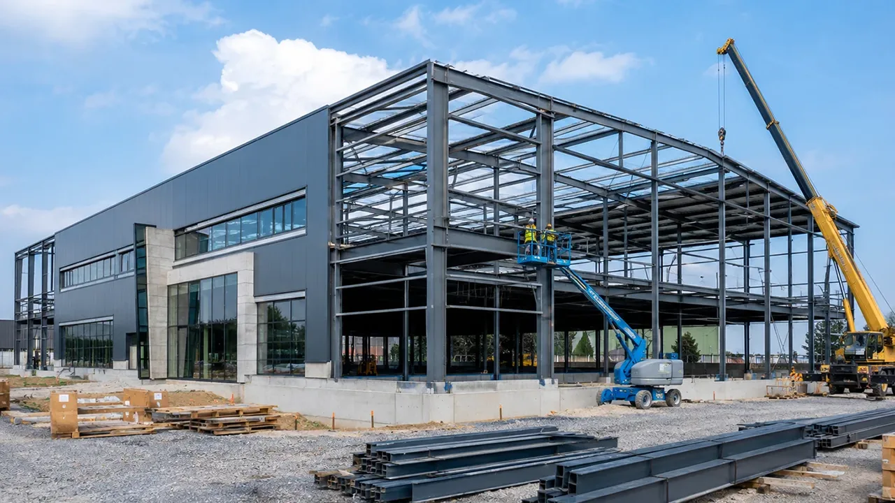 Design and Build Steel Structure Construction
