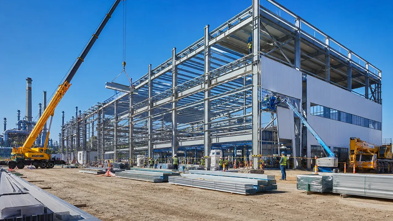 Fast Installation Steel Factory