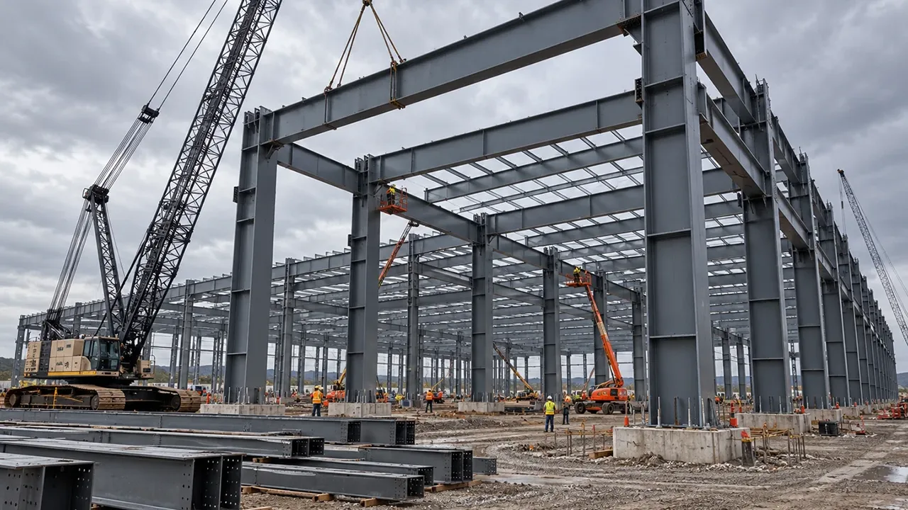 Heavy Duty Steel Structure Construction