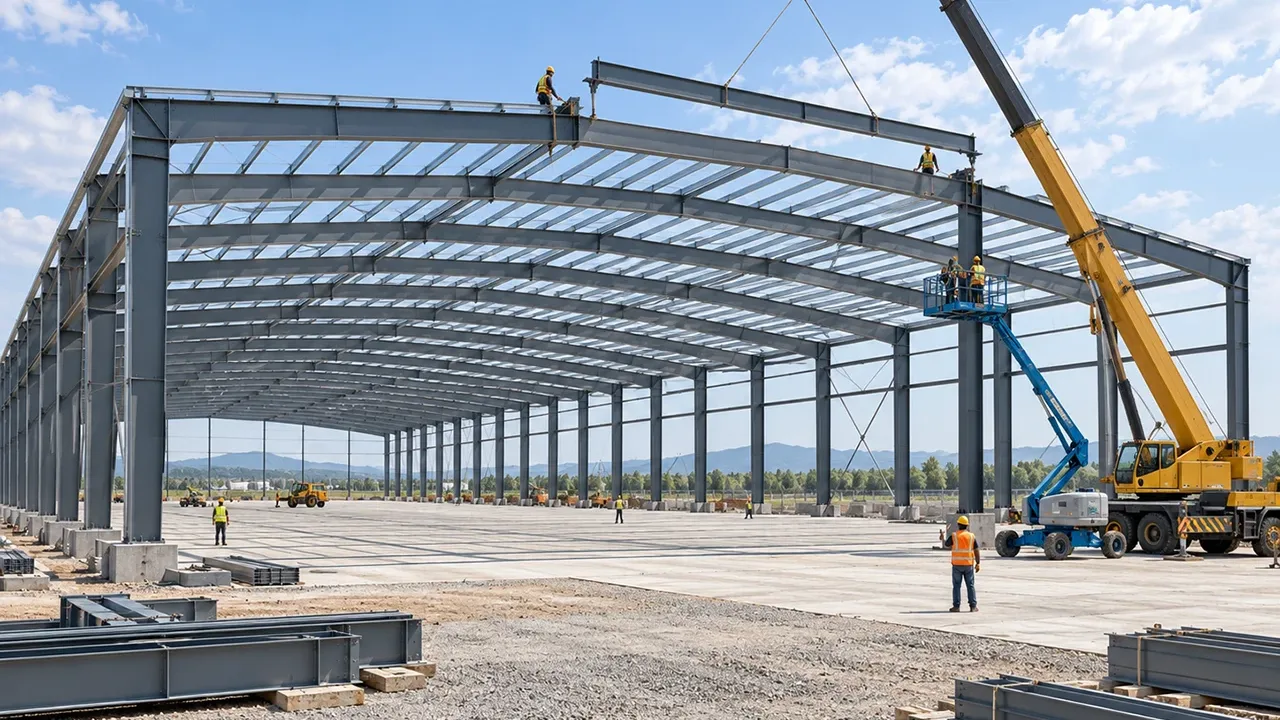 Large Span Steel Structure Construction