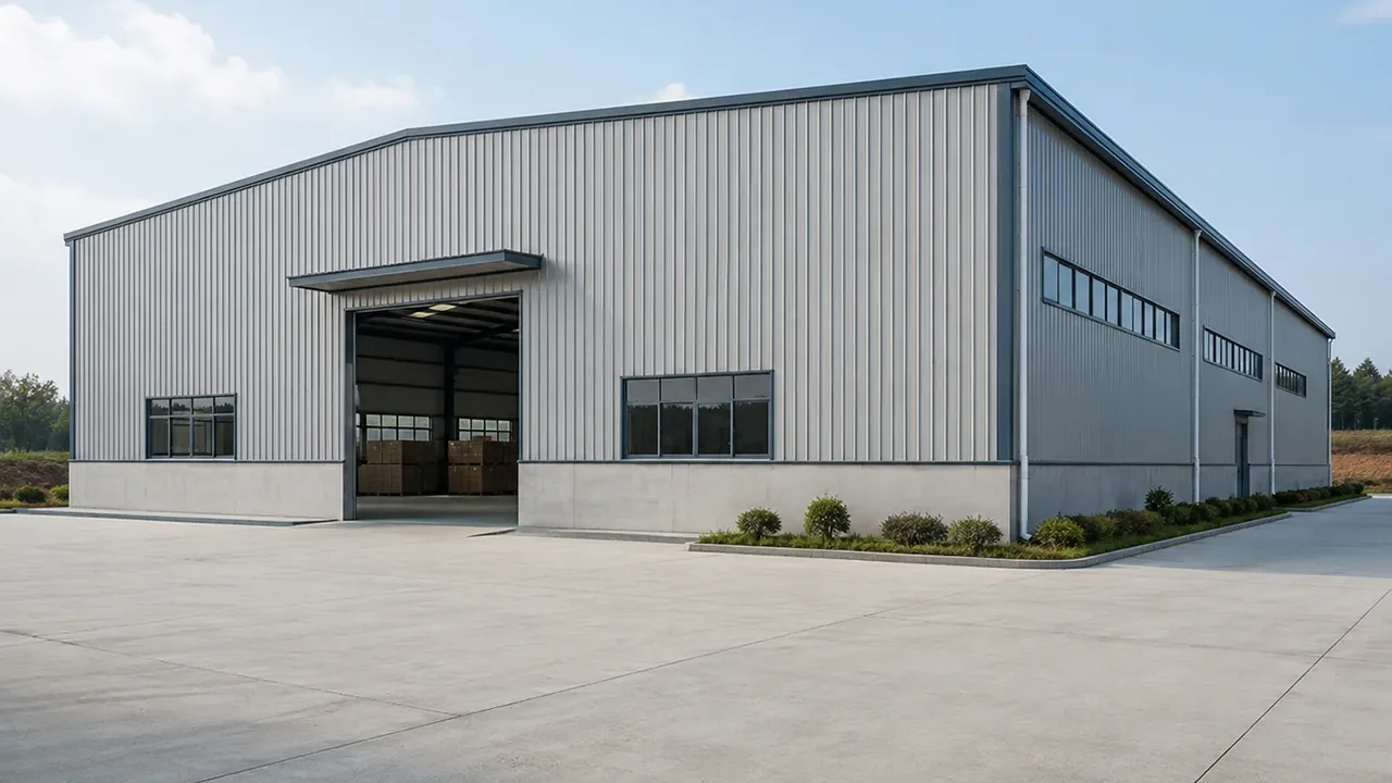 Low Cost Steel Warehouse