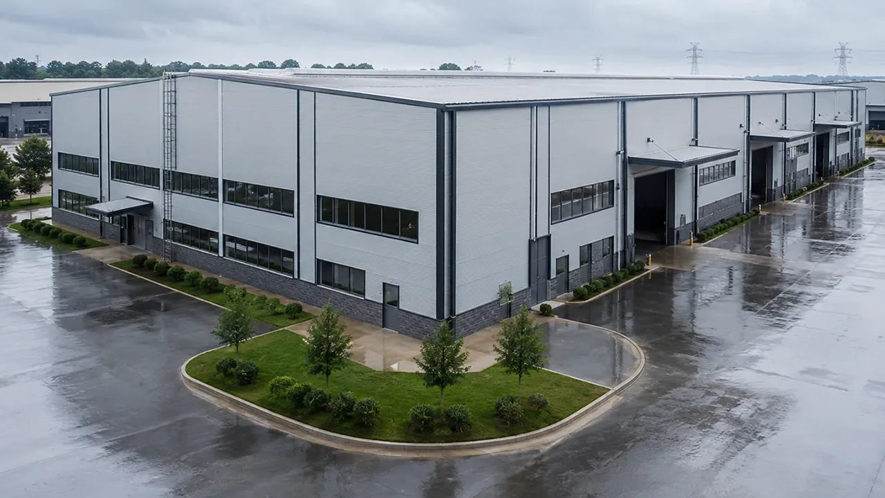 Pre Built Steel Factory Building