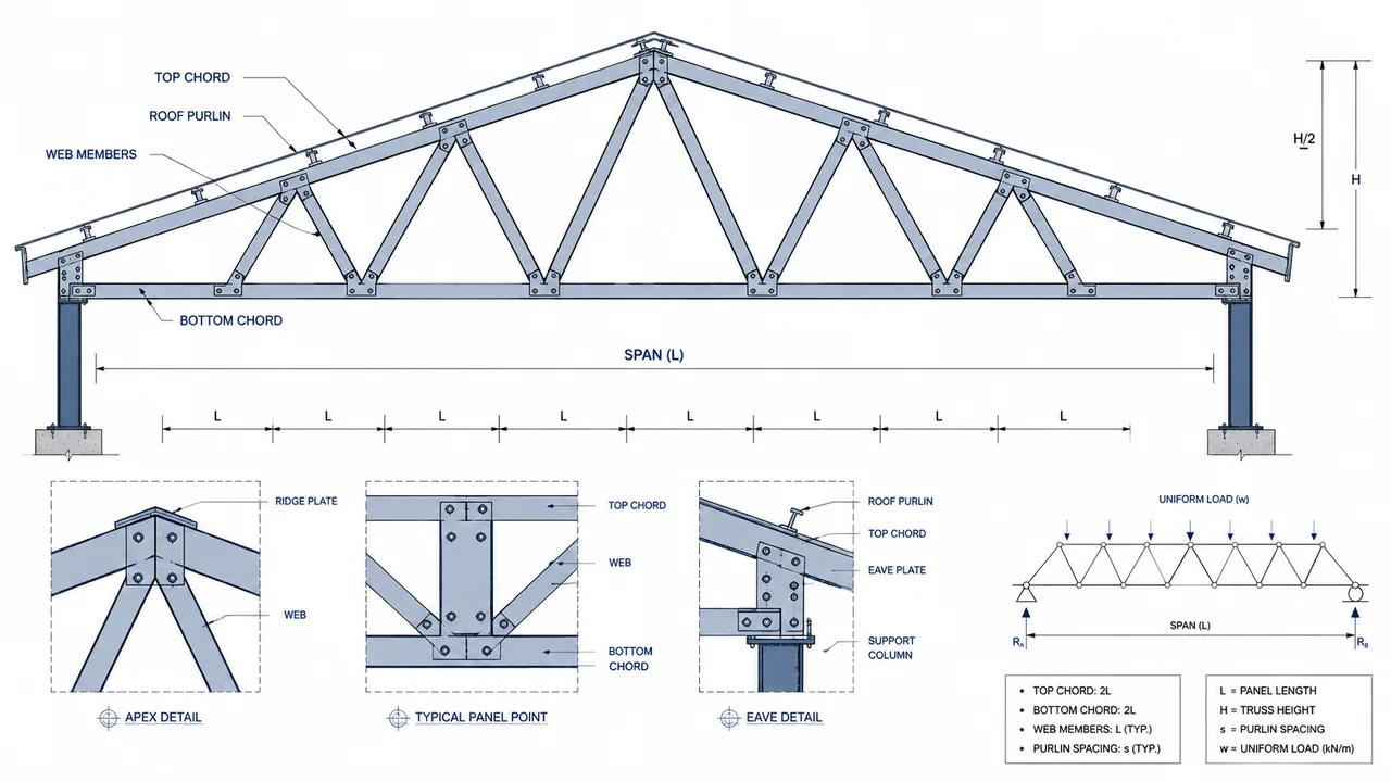 Fink truss design