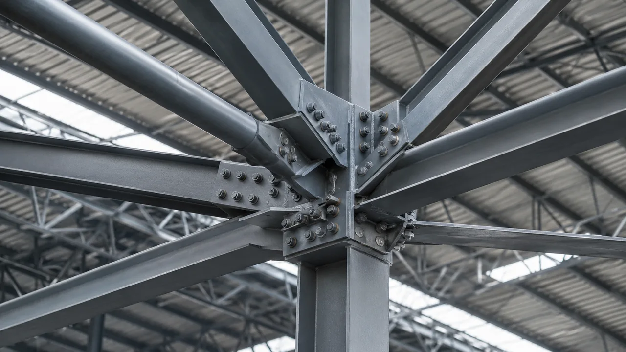 steel structure connection details