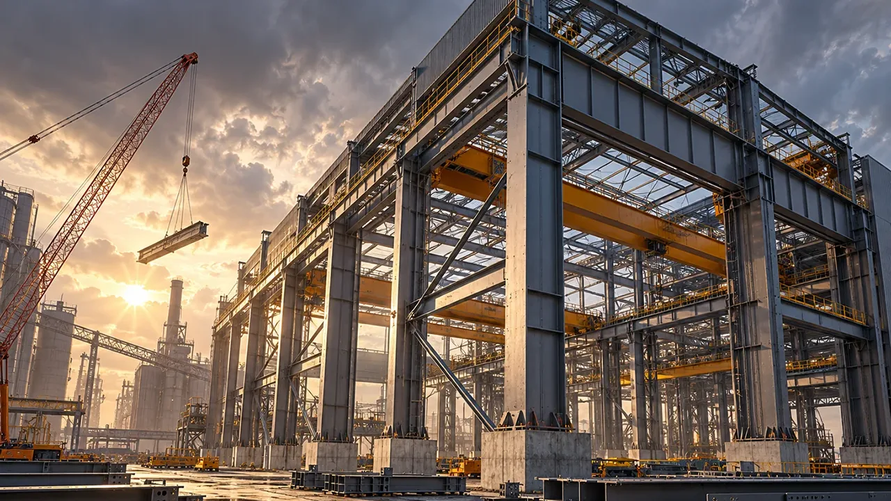 Heavy Industrial Steel Construction