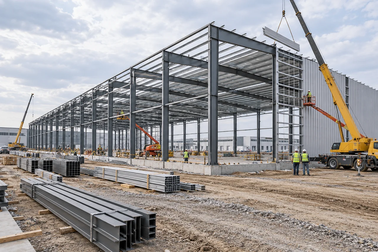 Industrial Warehouse Steel Structure Construction