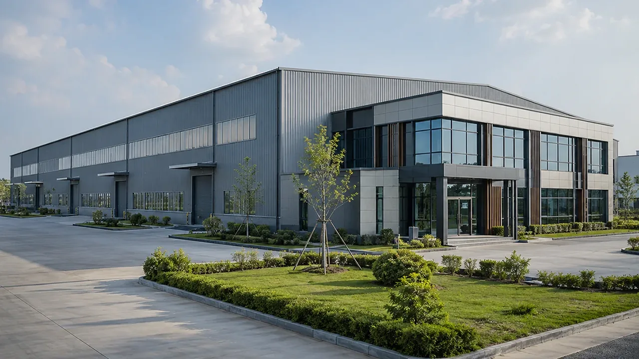 Steel Structure Factory with Office Space