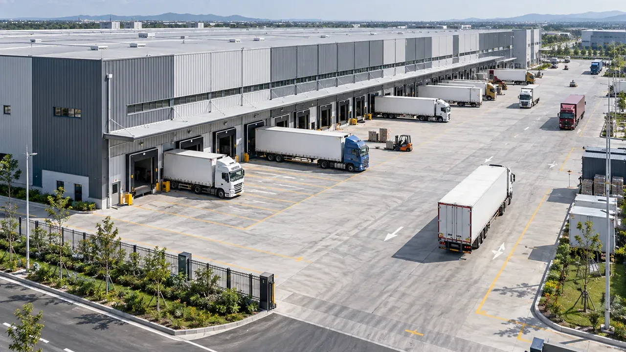 Logistics Distribution Steel Warehouse