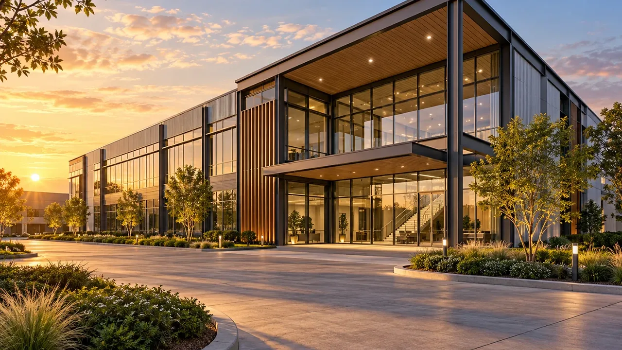 Modern Steel Structure Building