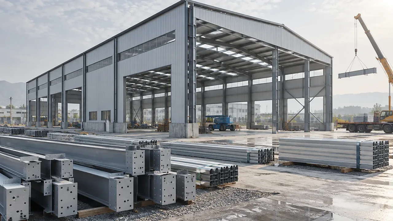 Prefab Industrial Steel Warehouse