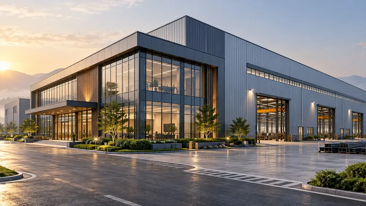 Steel Factory Design and Build