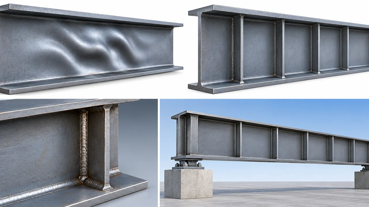 transverse stiffeners for web buckling